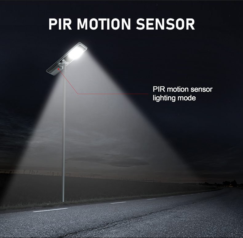 pir motion sensor is very sensitive with solar street light