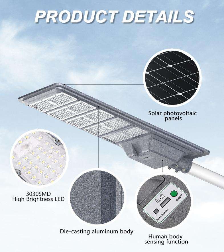 key features with solar lamp