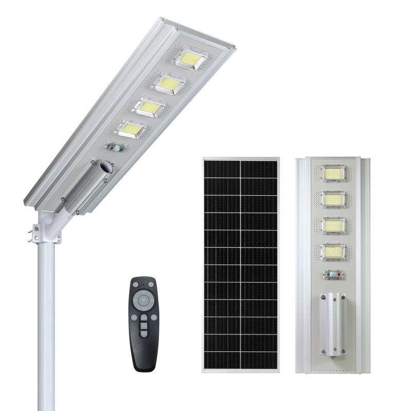 all in one solar lamp with pole