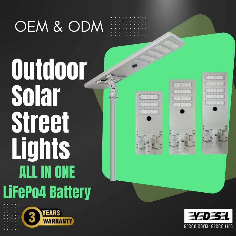 solar outdoor lights all in one type