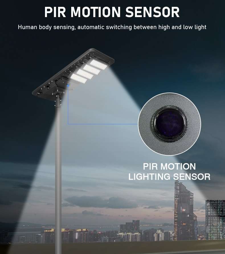 The pir sensor will be automatically active within 30 meters for motion sensor lights