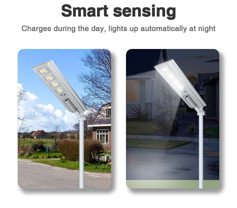 all in one solar street lamp with motion sensor