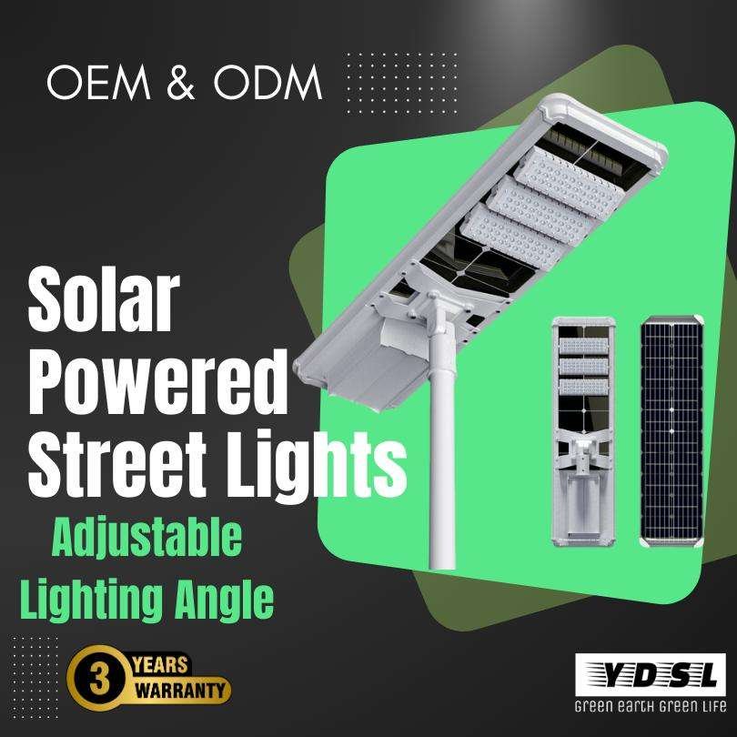 solar powered street lights with poles