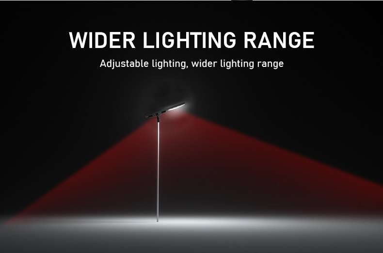 adjustable lighting angle with adjustable lighting areas