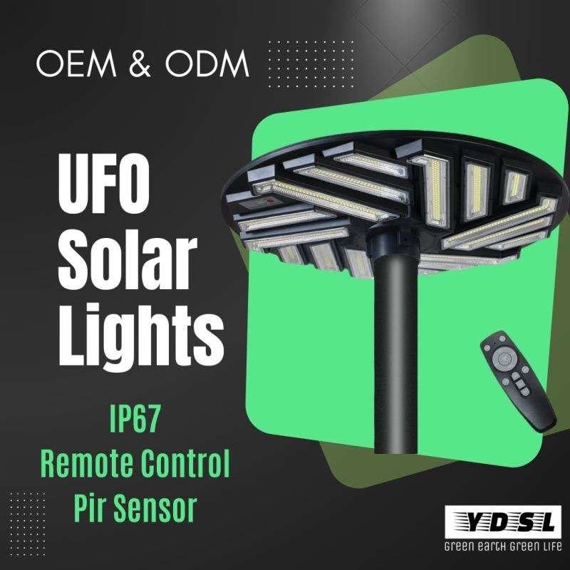 1200pcs led chips led solar ufo lights