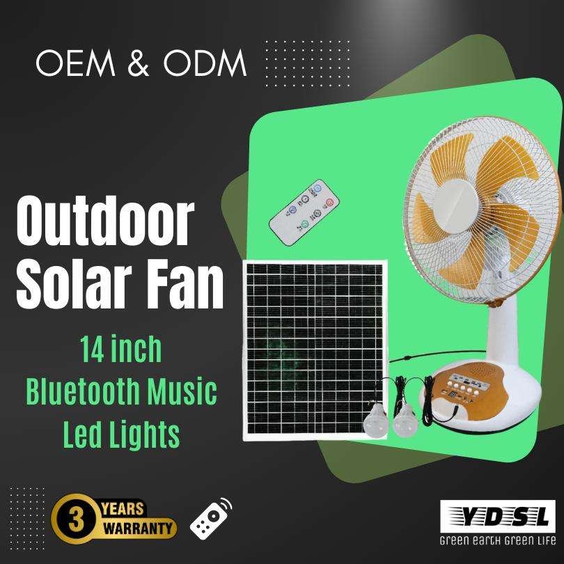 main photo for quietest solar fan