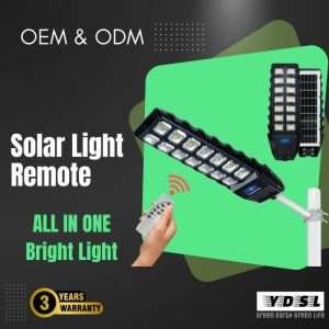 all in one type solar rechargeable light outdoor