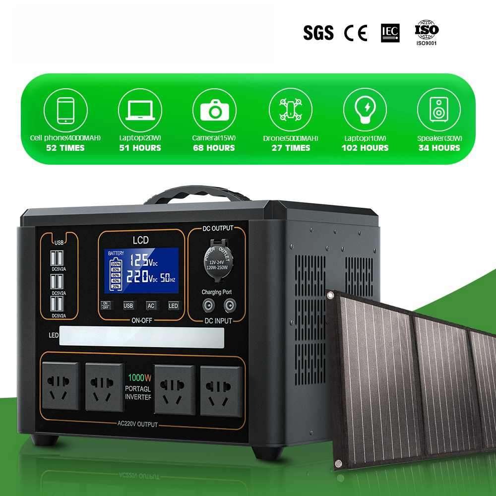 Portable power station suits for different electric deviecs