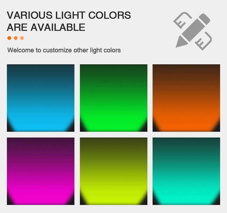 RGBW colors with our solar wall wash lighting