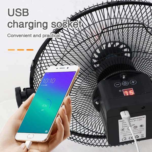 5v 2a usb fast charging with camp fan