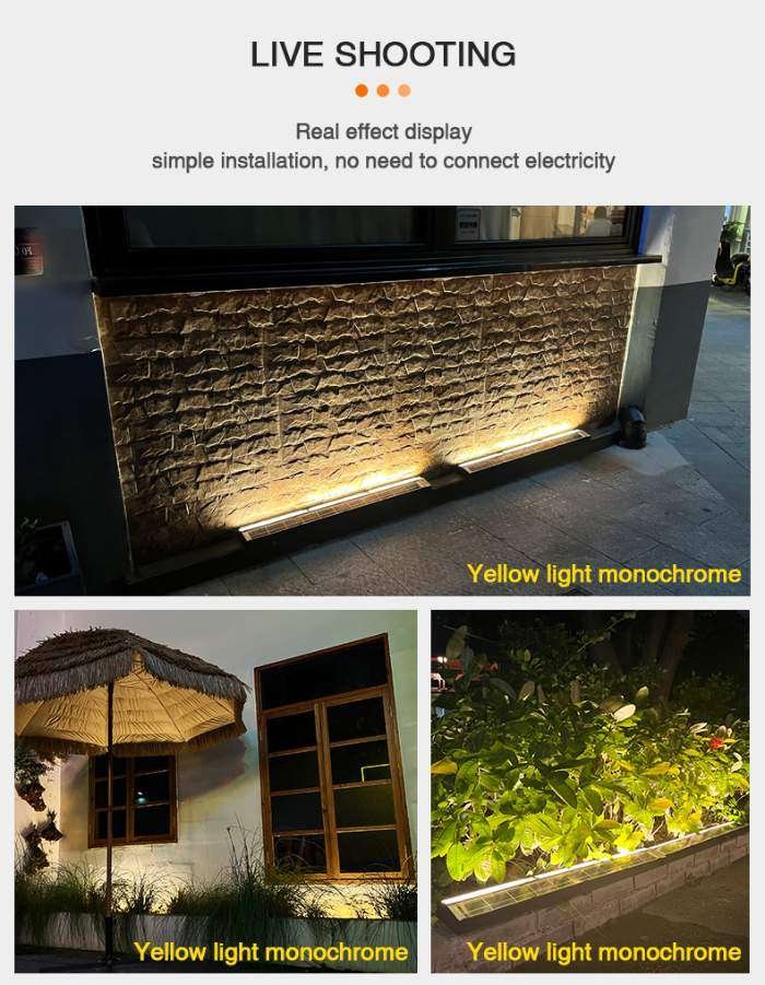 yellow color monochrome outdoor applications