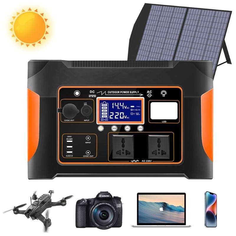 solar charging for solar power station