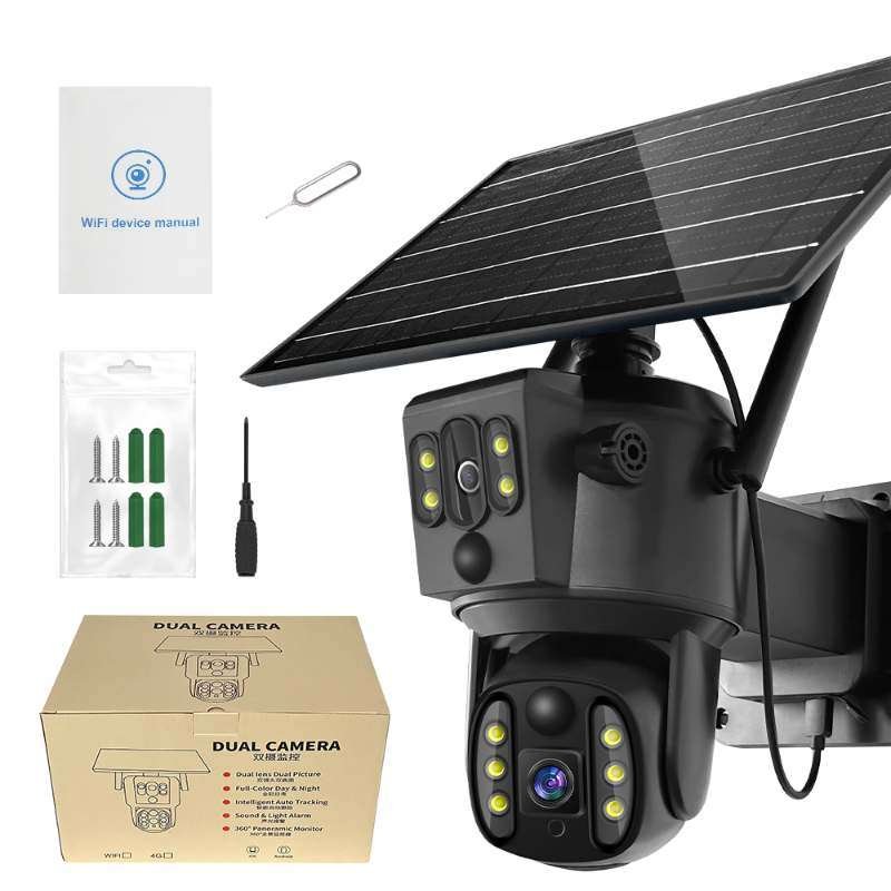 4g solar camera with all spare parts
