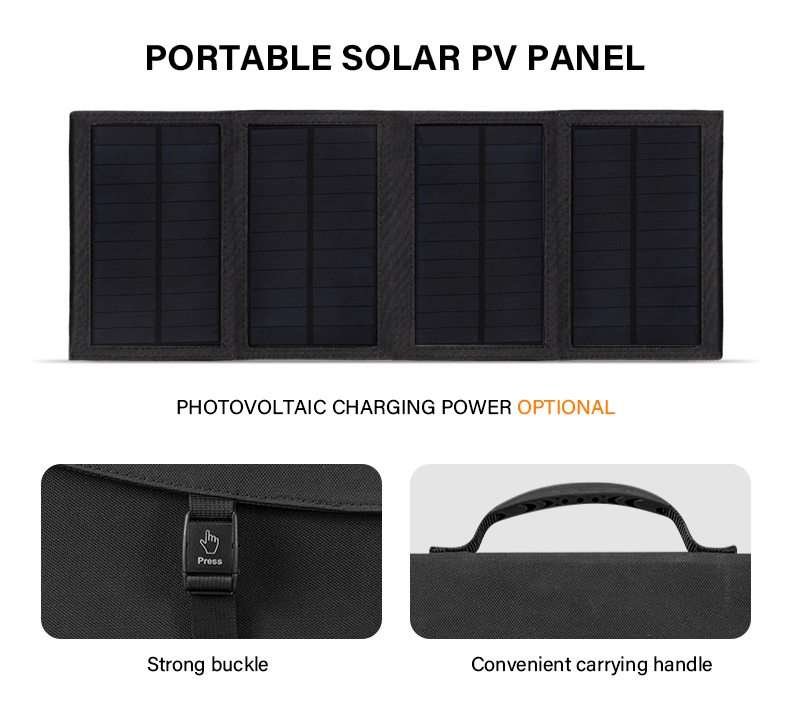 foldable solar panel optional