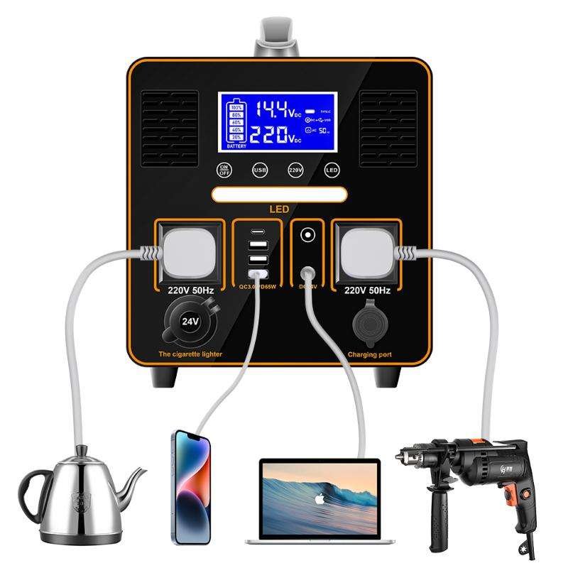 2000w solar powered portable battery