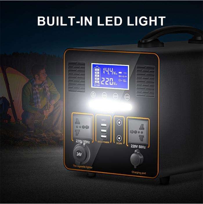 built-in led flashligh with three models
