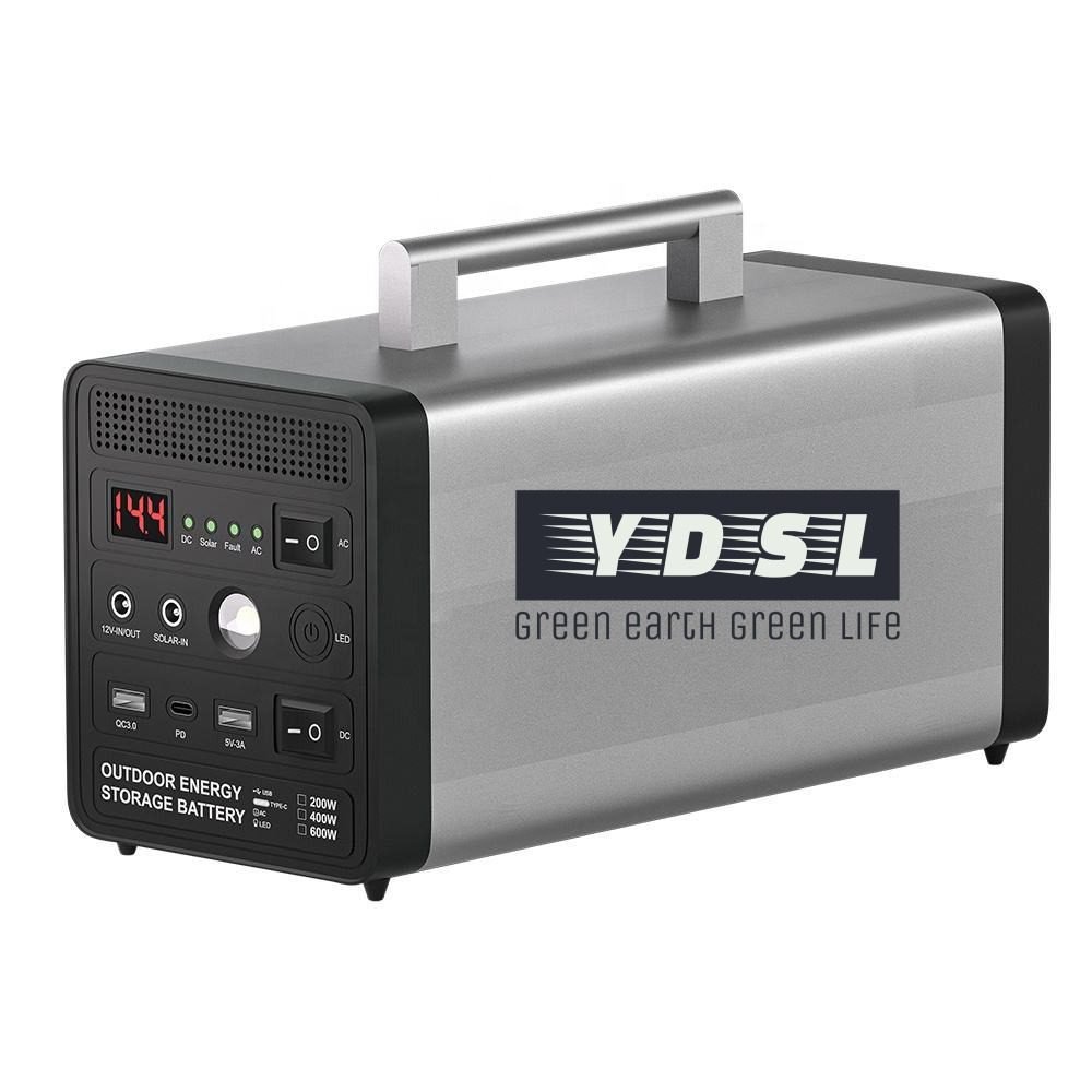 portable battery charger outlet 200w and 40w solar panel combo
