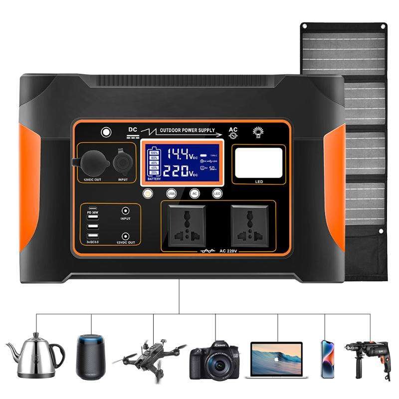 portable solar power kits support all electric devices