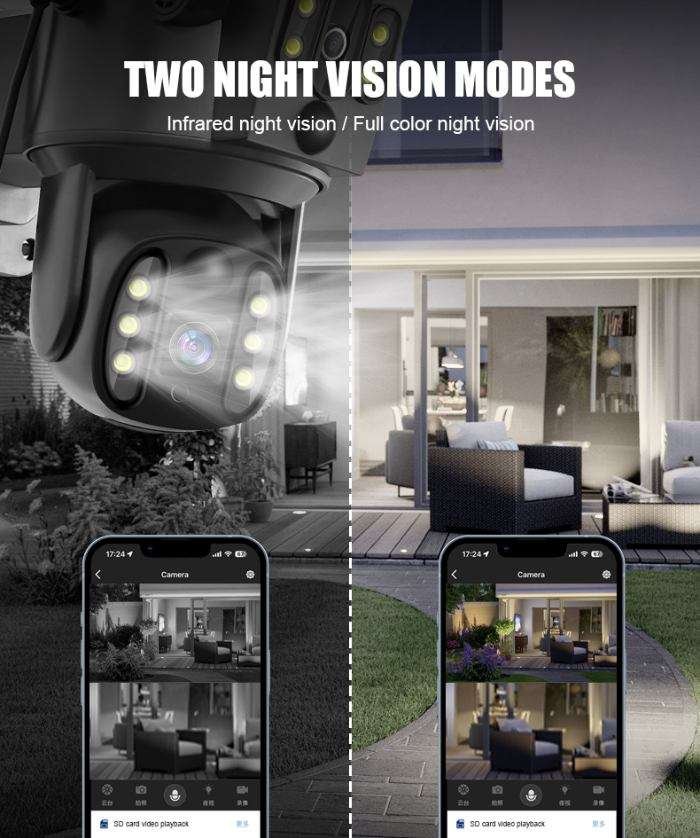 full colors and single colors with nigh visions for solar camera
