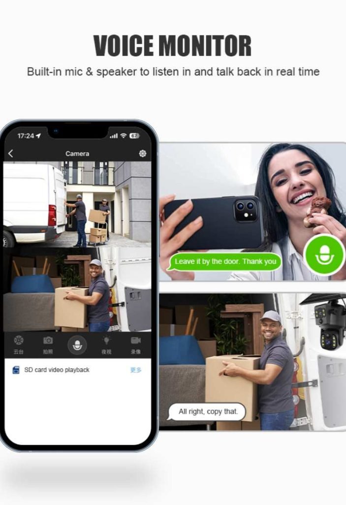 two way video/voice monitoring
