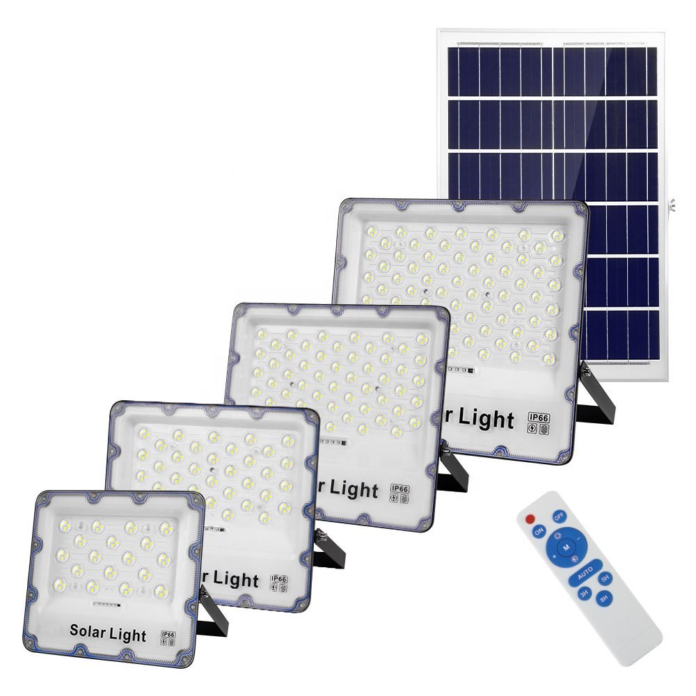 100 watts 200 watts 300 watts solar flood lights with remote control