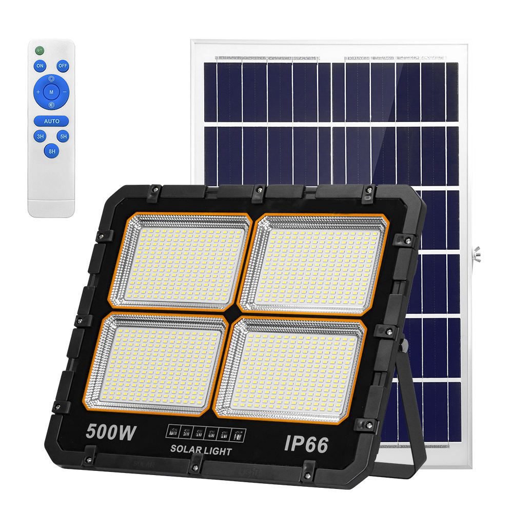 solar flood light for outside with remote within 20M