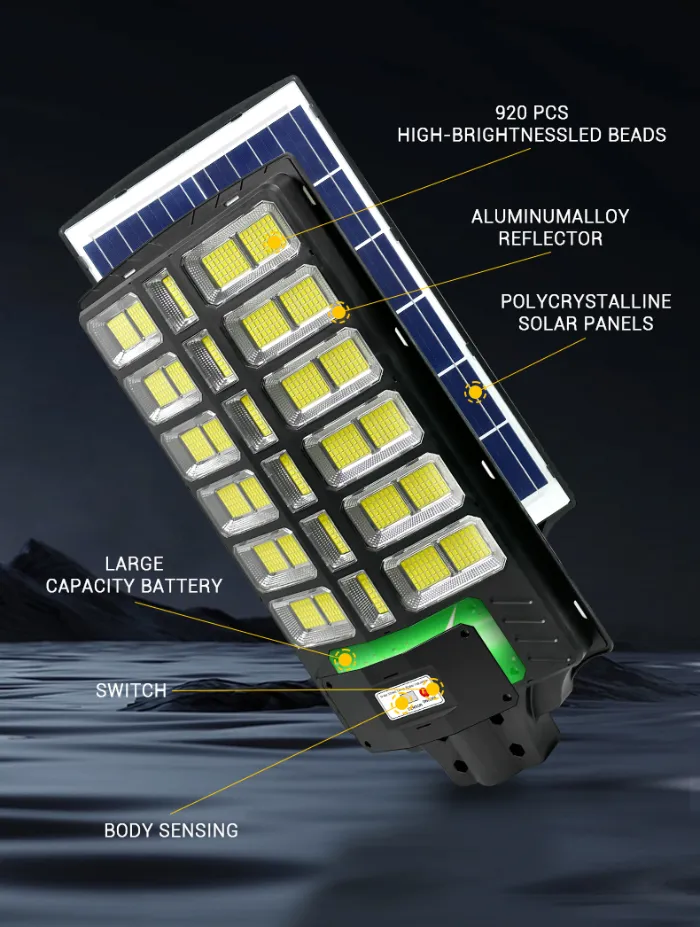 oem all in one solar street lights details
