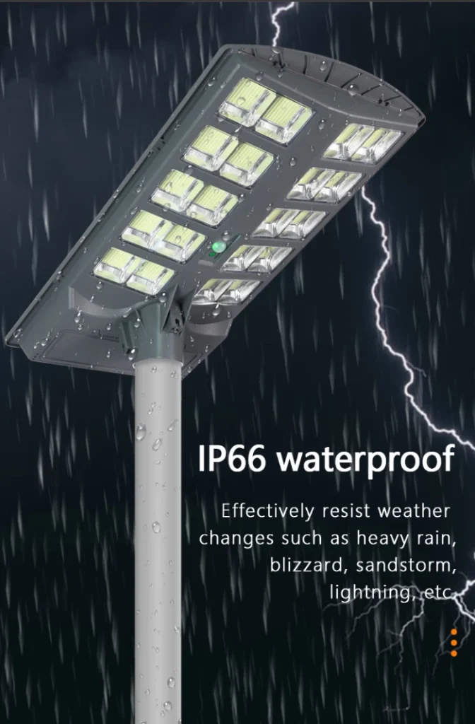 solar street lights with IP66