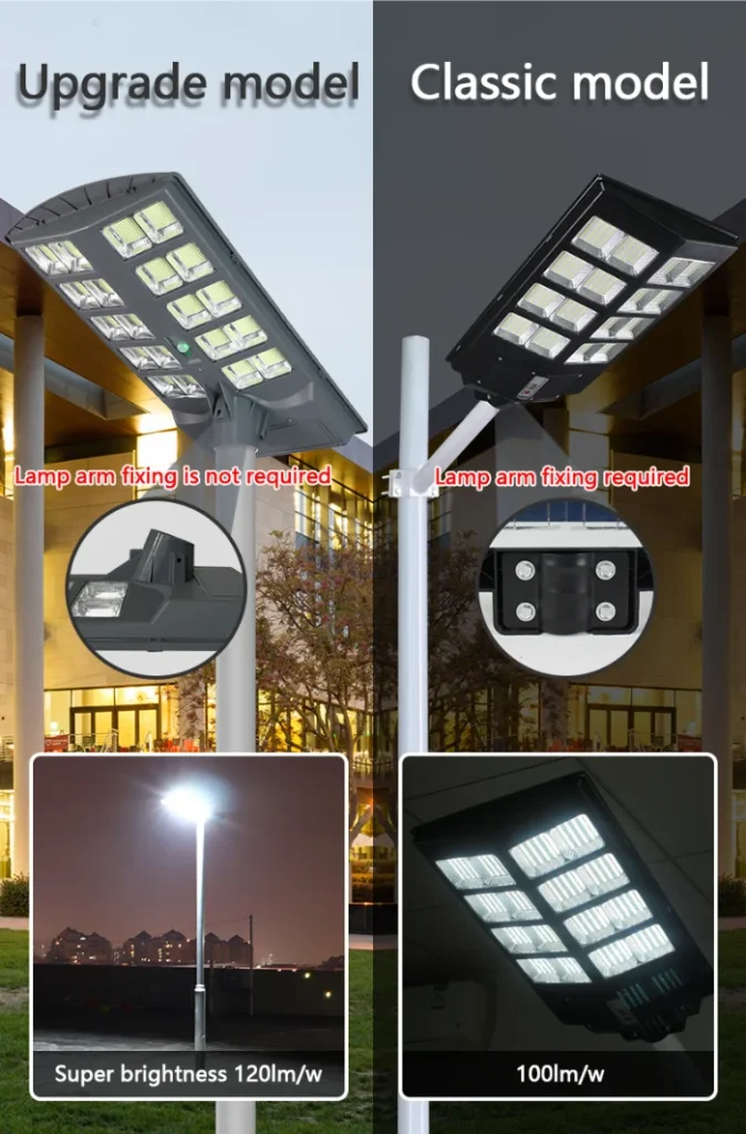 YDSL updated the new solar parking lot lights installations