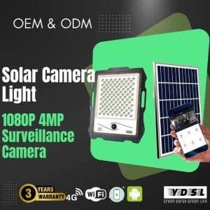 solar flood light with hd camera 1080p