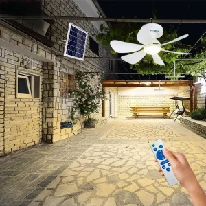 best solar powered ceiling fan