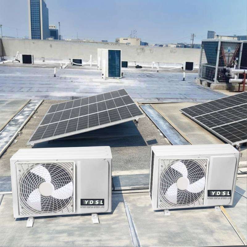 installation of solar air conditioner units