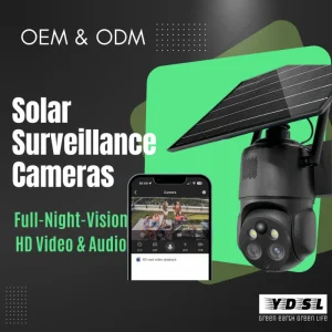 solar powered surveillance camera for home security