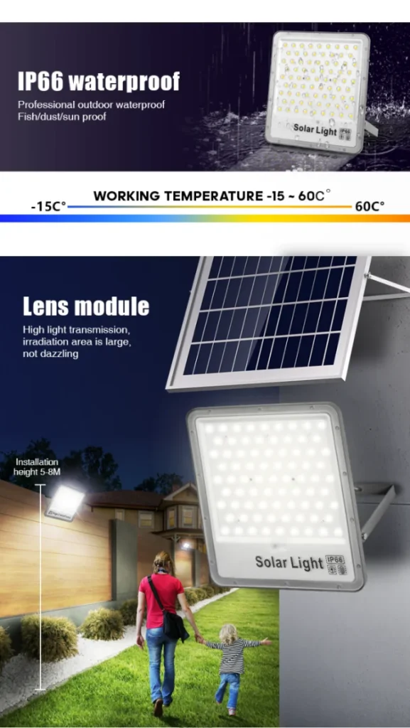 high lumen led chips with solar flood lamps