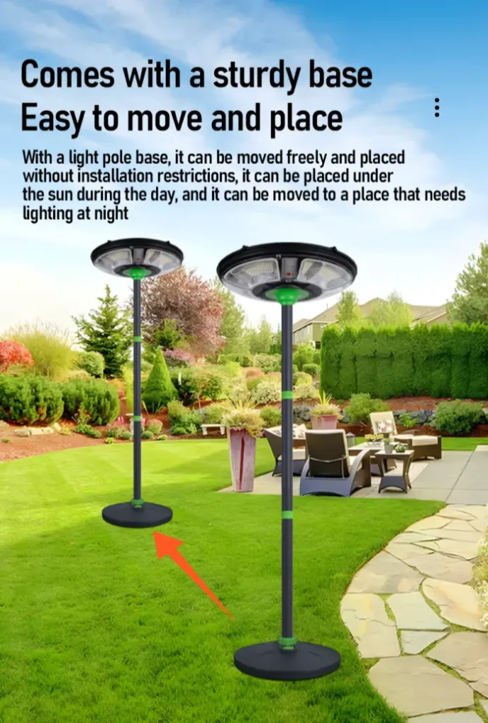 Removable Installation UFO Solar Lamp