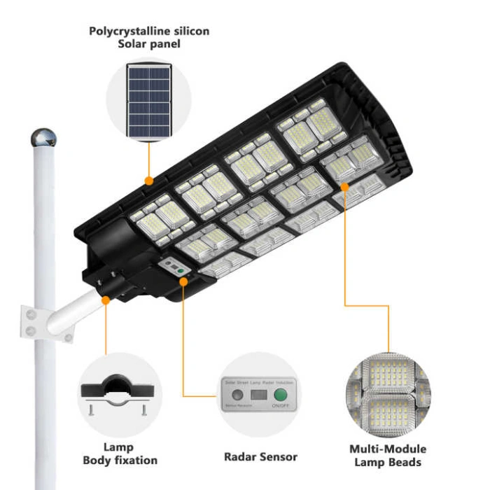 YDSL solar motion sensor light with pole