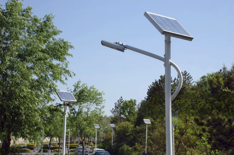solar led lights for park can lighting all night