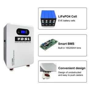 YDSL new model lithium ion battery 48V storage system